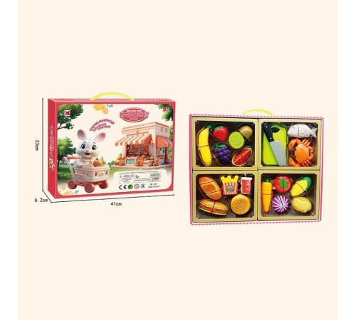 Продукти на липучці 1284 (18) 20 елементів, кухонний ніж, дошка, в коробці