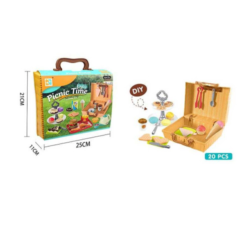 Набір продуктів 699-92 (48/2) 20 елементів, підставка для десерту, тістечка, в коробці