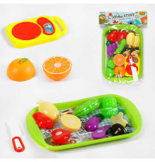 Набір фруктів M 311 (168/2) на липучках, таця, ніж, варильна поверхня, у пакеті