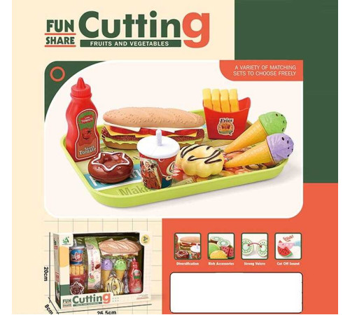 Набір продуктів CF 918 (48) таця, муляжі їжі, в коробці