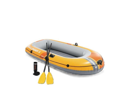 Intex Двомісний надувний човен 66312 NP (2) 236х114х41см, (весла, ручний насос) 3-х камерний
