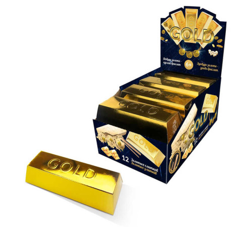 гр Креативна творчість для проведення розкопок "Gold" злиток малий Gex-02-01 (12) "Danko toys" гр Креативна творчість для проведення розкопок "Gold" злиток малий Gex-02-01 (12) "Danko toys"