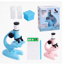 Мікроскоп LZ 8601-1 (36) 2 кольори, підсвічування, збільшувальна лінза, додаткове обладнання, в коробці