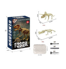 Розкопки 222-6 (96) 2 скелети динозаврів, набір інструментів, в коробці