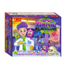 гр Набір для експериментів "Хімічні приколи" 10114152У (18) "Ранок", 5 дослідів, в коробці