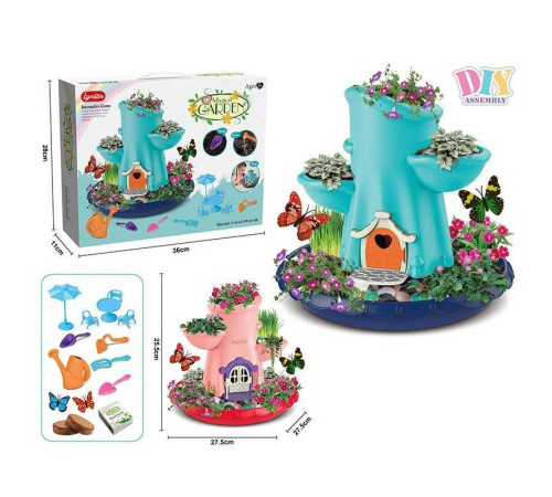 Набір садівника 3604 (24) 2 кольори, інструменти, ґрунт, насіння, в коробці – в наличии! Купите сейчас у KAZKOVA