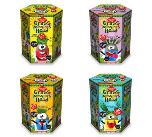 гр Набір творчості "Grass monsters head" GMH-01-01U,02U,03U...08U УКР. (8) "Danko Toys" ВИДАЄТЬСЯ МІКС ВИДІВ гр Набір творчості "Grass monsters head" GMH-01-01U,02U,03U...08U УКР. (8) "Danko Toys" ВИДАЄТЬСЯ МІКС ВИДІВ