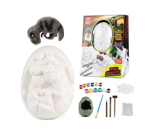 Розкопки 301 D-1 /3/4 (24/2) фігурка динозавра, інструменти, фарби, в коробці