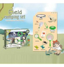 Набір дослідника JLX 6623-6 (30/2) комаха, компас, щипці, ловець, захисні окуляри, 2 лупи, метелики, сочок, картки, в коробці