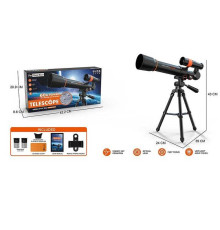 Телескоп 1003-1 (18/2) 2 додаткові лінзи, штатив, інструкція, допоміжний об’єктив, в коробці