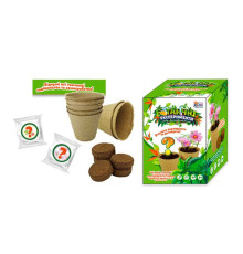 гр Ботанічні експерименти 77861 (12) "4FUN Game Club", ЦІНА ЗА 1 ШТУКУ, ґрунт, насіння, паперові горщики, в коробці