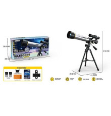 Телескоп 1002-1 (18/2) 2 додаткові лінзи, штатив, інструкція, допоміжний об’єктив, в коробці