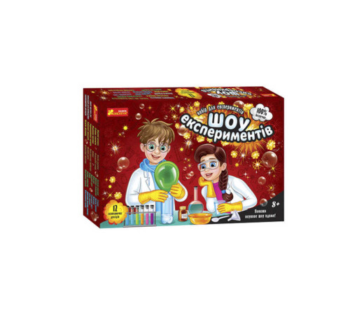 гр Набір для експериментів 12114151У "Шоу експериментів" 0390У (6) "Ранок" – в наличии! Купите сейчас у KAZKOVA