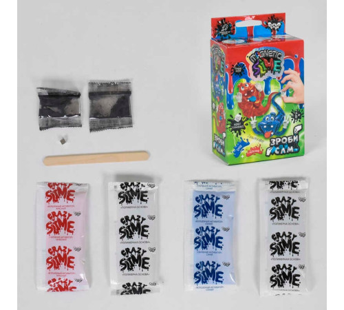 гр Набір для проведення дослідів "Crazy Slime Magnetic" (16) SLM-Mg-02-01.02 УКР, "Danko Toys" гр Набір для проведення дослідів "Crazy Slime Magnetic" (16) SLM-Mg-02-01.02 УКР, "Danko Toys"