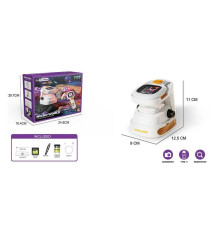 Мікроскоп 6800-1 (24/2) вбудований акумулятор, USB Type-C кабель, фото, відео, підсвічування, зразки, скельця, баночки, пінцет, збільшення від 100 до 1000, в коробці