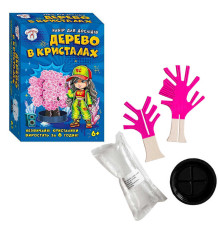 гр Набір для експериментів "Дерево в кристалах" 10114173У (95) "Ранок", розчин, основа, в коробці