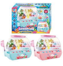 Музичний акваріум 49579 (24) "WToys", 2 кольори, ОЗВУЧУВАННЯ УКРАЇНСЬКОЮ МОВОЮ, підсвічування, казки, пісні, Bluetooth, нічник, USB-кабель, в коробці