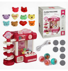 Ігровий автомат G 228 A Штрих = 98929 (6) підсвічування, мелодії, м’які іграшки, кульки, від батарейок/мережі, гра з кулькою, монетки, в коробці