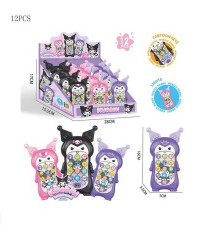 Телефон 626-35 (32/2) ЦІНА ЗА 12 ШТУК В БЛОЦІ, музика, пісні, озвучування англійською мовою, числа, тварини, на батарейках, підсвітка, в коробці