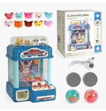 Ігровий автомат G 229 A (6) підсвічування, веселі мелодії, м’які іграшки, кульки, від батарейок/мережі, монетки, в коробці