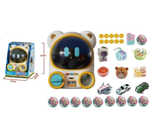 Автомат з призами FL 2502 (8) музика, 10 капсул з призами, 10 жетонів, в коробці