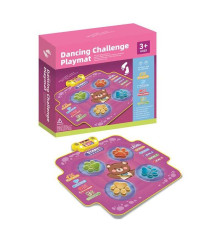 Танцювальний килимок YQ 3311 (12) звук, bluetooth, килимок і табло підсвічується, музика, рівні складності та режими гри, розмір 100х102 см, в коробці
