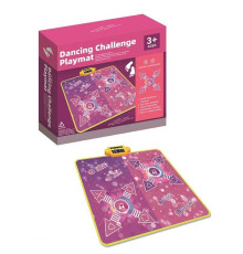 Танцювальний килимок YQ 3320 (16) звук, підсвітка, музика, рівні складності та режими гри, розмір 90х102 см, в коробці