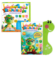 Книга Віммельбух 51822 (36) "WToys", ОЗВУЧУВАННЯ УКР. МОВОЮ, 19 тем, казки, пісні, загадки, скоромовки, сенсорні кнопки, маркер “пиши-витирай”, в коробці