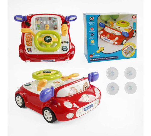 Автотренажер CY 8099 B (18/2) звук, підсвічування, коробка перемикання передач, поворотники, мелодії, в коробці