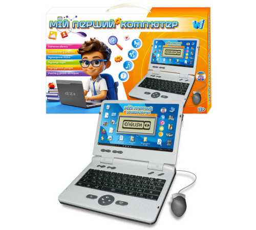 Ноутбук 88777 (24) "WToys", ОЗВУЧУВАННЯ УКР.АНГЛ. МОВОЮ, літери, цифри, пісні, казки, загадки, вікторина, рк екран, функціональна мишка, в коробці – в наличии! Купите сейчас у KAZKOVA Ноутбук 88777 (24) "WToys", ОЗВУЧУВАННЯ УКР.АНГЛ. МОВОЮ, літери, цифри, пісні, казки, загадки, вікторина, рк екран, функціональна мишка, в коробці – в наличии! Купите сейчас у KAZKOVA