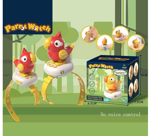 Інтерактивний браслет 2024-1 (96) “повторюшка”, звуки тварин, мелодії, свисток, рухається, мотузочка на шию, знімний браслет, в коробці