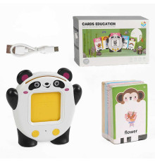Картридер P 8-1 (72) “Панда”, озвучування англійською, 112 карток, дитяча пісня, регулювання гучності, в коробці