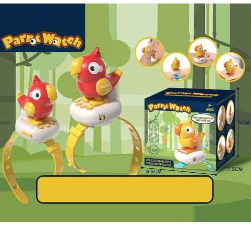 Інтерактивний браслет 2024-1/2/3 (96) “повторюшка”, звуки тварин, мелодії, свисток, рухається, мотузочка на шию, знімний браслет, в коробці