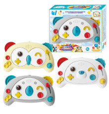 Джойстик "ФанГеймер" 64886 (48) "WToys", 3 кольори, ОЗВУЧУВАННЯ УКРАЇНСЬКОЮ МОВОЮ, 10 казок, 10 скоромовок, 10 пісень, підсвічування, тріскачка, в коробці, ВИДАЄТЬСЯ ТІЛЬКИ МІКС ВИДІВ