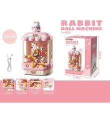 Ігровий автомат 668-121 (24) мелодія, звукові ефекти, підсвічування, працює від батарейок та від мережі, регулювання гучності, механічний важіль, USB-кабель, м'які іграшки, муляжі монет, в коробці