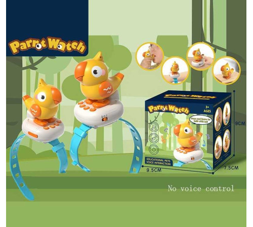 Інтерактивний браслет 2024-2 (96) “повторюшка”, звуки тварин, мелодії, свисток, рухається, мотузочка на шию, знімний браслет, в коробці