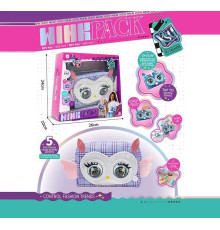 Інтерактивна сумочка KSY 958-5 (48/2) кліпає, звуки, музика, реагує на дотик, у коробці