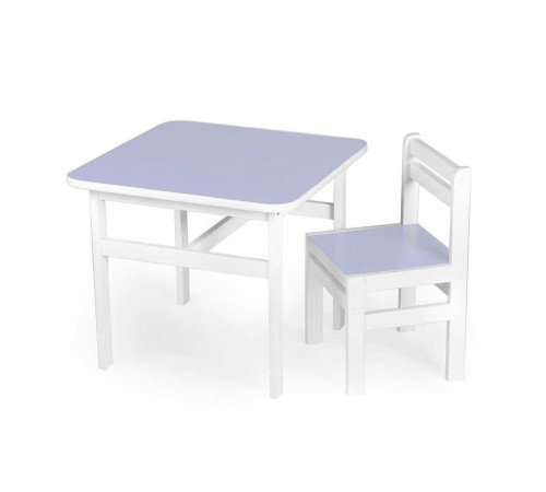 гр Стіл + стільчик дитячий, колір - фіолетовий (лаванда) DS-SP03 (1) у плівці