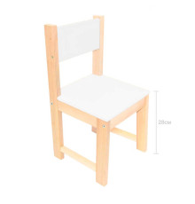 гр Стільчик №28 колір білий (1) "Ігруша"