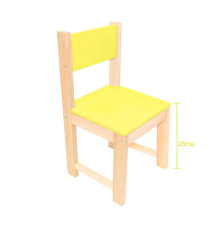 гр Стільчик №25 колір жовтий 18838 (1) "Ігруша"