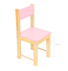 гр Стільчик №28 рожевий, дитячий (1) 19691 "Ігруша"