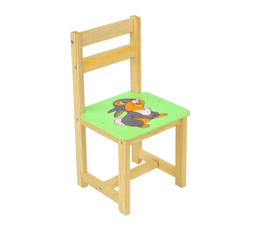 гр Стілець "Зайчик" 4011 (1) колір салатовий, "Мася"