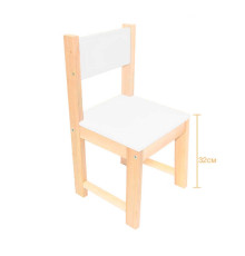 гр Стільчик №32 колір білий (1) "Ігруша"