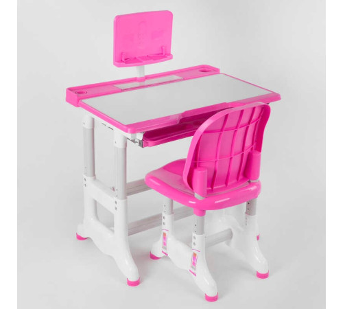Парта зі стільчиком J 55701 (1) регульована висота і кут нахилу стільниці