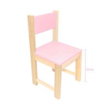 гр Стільчик №25 колір рожевий (1) 13870 "Ігруша"