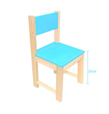 гр Стільчик №32 колір блакитний (1) 22159 "Ігруша"