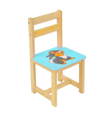 гр Стілець "Зайчик" 4021 (1) колір блакитний, "Мася"