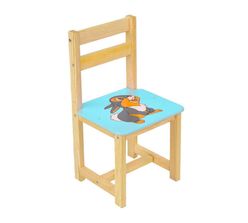 гр Стілець "Зайчик" 4021 (1) колір блакитний, "Мася"