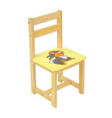 гр Стілець "Зайчик" 4041 (1) колір жовтий, ТМ "Мася"