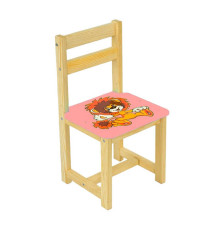 гр Стілець "Лев" 4034 (1) колір рожевий, "Мася"